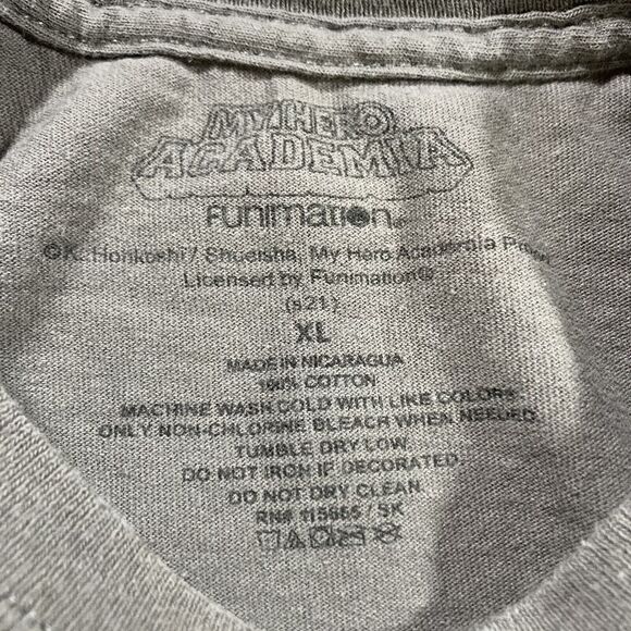 Funimation My Hero Academia Graphic Tee Shirt (Men’s Size XL) • Anime • Japan - Picture 2 of 4